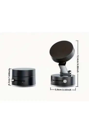 Mıknatıslı Katlanabilir Telefon Tutucu - Torpido ve Cam Uyumlu (5637) Mıknatıslı Katlanabilir Telefon Tutucu - Torpido ve Cam Uyumlu (5637)