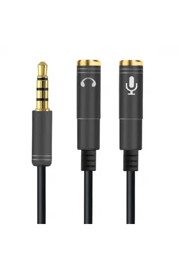 1 Erkek 2 Dişi 3.5 mm Kulaklık ve Mikrofon Ayırıcı Çoklayıcı Aux Kablo (5637) 1 Erkek 2 Dişi 3.5 mm Kulaklık ve Mikrofon Ayırıcı Çoklayıcı Aux Kablo (5637)