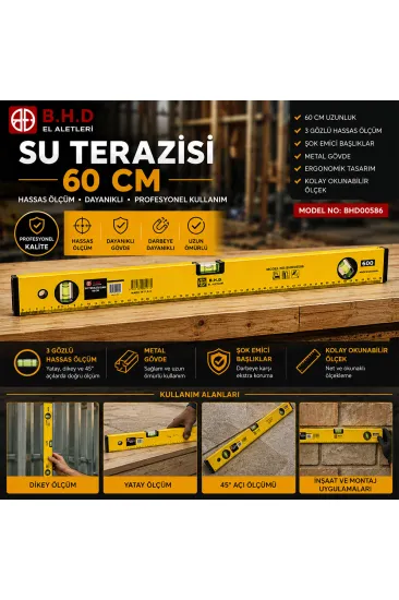 60CM  SU TERAZİSİ   TURUNCU METAL KTX-1121 (5637)