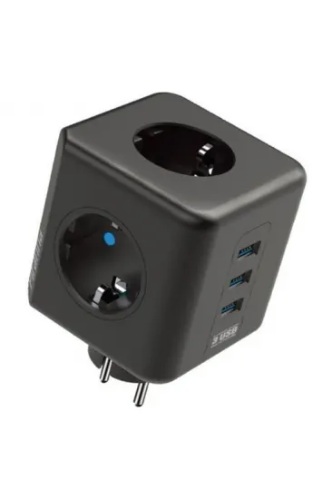 Isıya Dayanıklı Termal Akım Korumalı ve Çocuk Korumalı 3 Priz Girişli 3 USB Girişli Küp Priz (5637) Isıya Dayanıklı Termal Akım Korumalı ve Çocuk Korumalı 3 Priz Girişli 3 USB Girişli Küp Priz (5637)