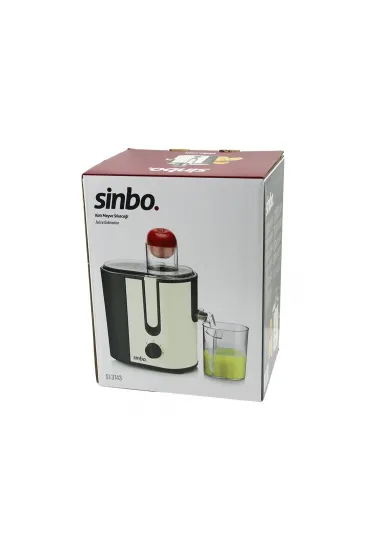 ELEKTRİKLİ BEJ KATI MEYVE SIKACAK 600W HAZNE POSA:1250ML - M.SUYU:450ML ÇELİK FİLTRE 65MM TÜP SJ-3143 (5637)
