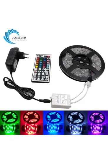 Şerit Led 5 Metre Kumandalı Animasyonlu RGB (5637) Şerit Led 5 Metre Kumandalı Animasyonlu RGB (5637)