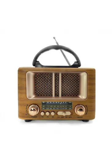 Küçük Mini Boy Retro Ahşap Tasarım Bluetooth Hoparlörlü Radyo – FM/AM Destekli, Şarjlı ve Taşınabilir Radyo NS-8108 (5637) Küçük Mini Boy Retro Ahşap Tasarım Bluetooth Hoparlörlü Radyo – FM/AM Destekli, Şarjlı ve Taşınabilir Radyo NS-8108 (5637)