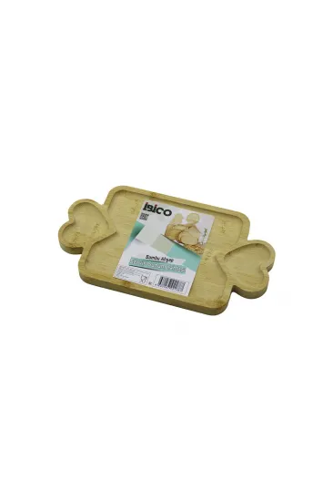 DİKDÖRTGEN 3 BÖLMELİ=2İN1 KALP KULP - BÖLME + 1 AHŞAP BAMBU SERVİS SUNUM TEPSİ - TAHTASI 25 X 14 X 1.4CM (5637) DİKDÖRTGEN 3 BÖLMELİ=2İN1 KALP KULP - BÖLME + 1 AHŞAP BAMBU SERVİS SUNUM TEPSİ - TAHTASI 25 X 14 X 1.4CM (5637)