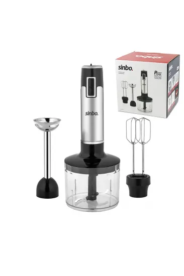 MULTİ TURBO EL BLENDER SETİ AYARLANABİLİR KADEME HIZ 700ML HAZNE SHB-3181 (5637)
