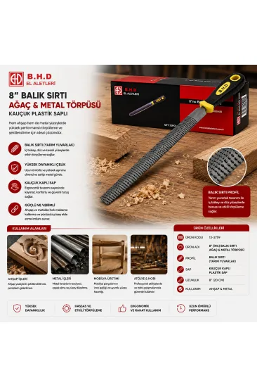 8 inç BALIK SIRTI AĞAÇ TÖRPÜSÜ EĞE (5637) 8 inç BALIK SIRTI AĞAÇ TÖRPÜSÜ EĞE (5637)