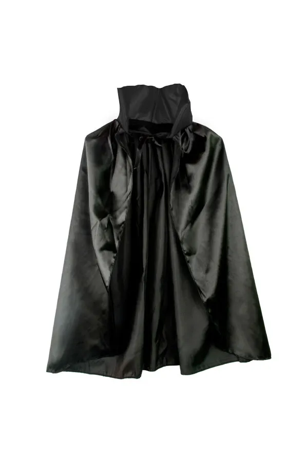 Siyah Renk Yakalı Halloween Pelerini 90 cm (5637) Siyah Renk Yakalı Halloween Pelerini 90 cm (5637)