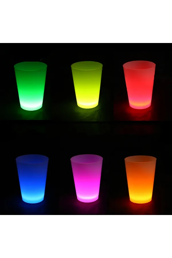 Neon Parti Glow Bardak 1.5 oz Karışık Renk 1 Adet Tekli (5637) Neon Parti Glow Bardak 1.5 oz Karışık Renk 1 Adet Tekli (5637)
