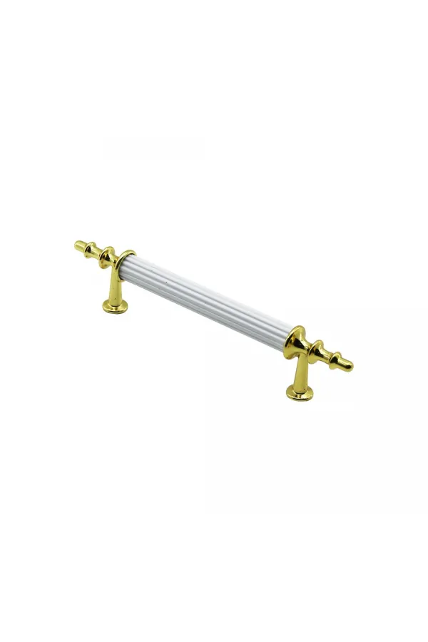 10 ADET BEYAZ - ALTIN BORU KULP 9.6CM (5637) 10 ADET BEYAZ - ALTIN BORU KULP 9.6CM (5637)