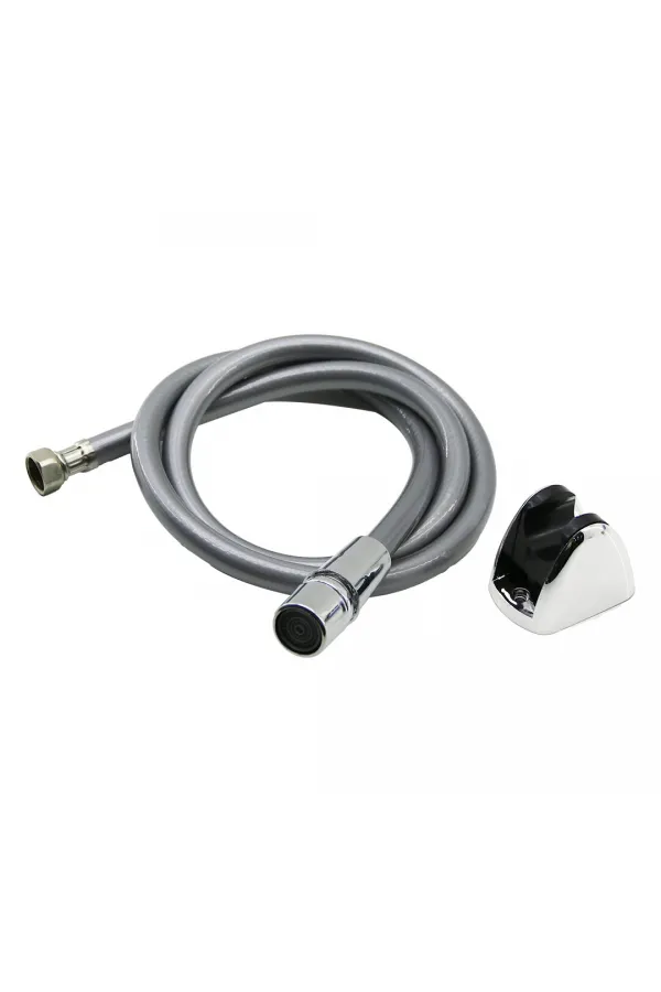 GRİ PLASTİK PERLATÖRLÜ TAHARATMATİK HORTUM  120CM (5637)