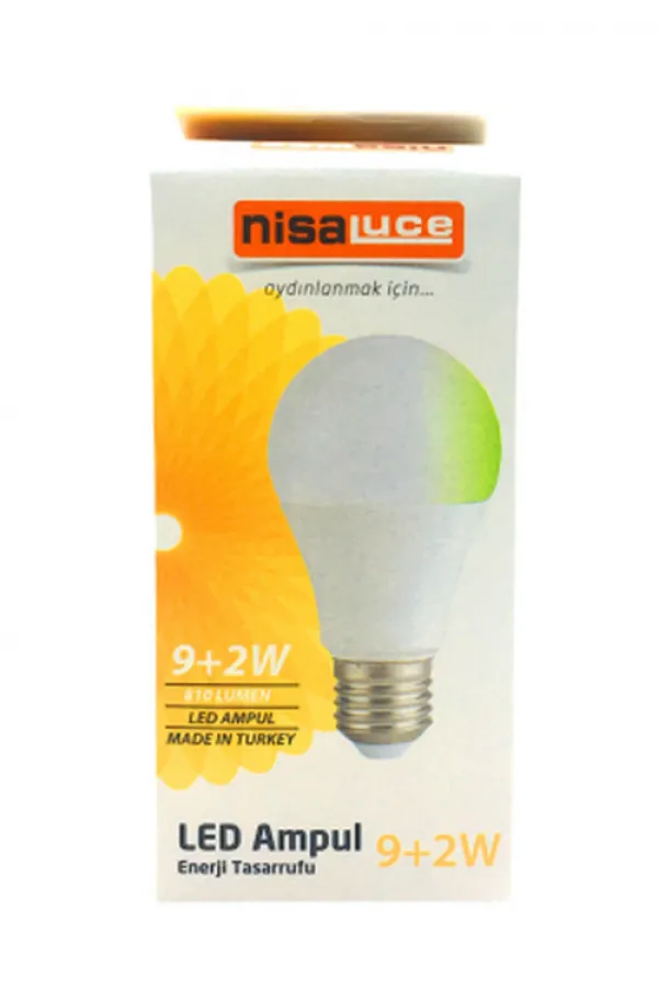 9+2W E27 BEYAZ-YEŞİL LED AMPUL (5637) 9+2W E27 BEYAZ-YEŞİL LED AMPUL (5637)