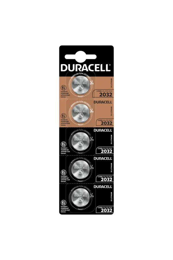 DURACELL 2032 PARA PİLİ 5Lİ KART (5637)