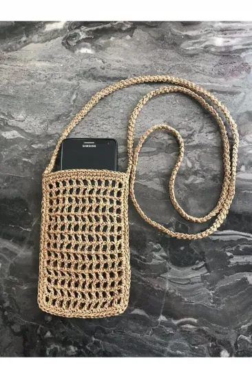 Kağıt Ip Telefon Çantası (hasır)