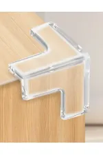 8'li Set Silikon Şeffaf Masa Kenarı Koruma Aparatı 8'li Set Silikon Şeffaf Masa Kenarı Koruma Aparatı