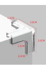 8'li Set Silikon Şeffaf Masa Kenarı Koruma Aparatı 8'li Set Silikon Şeffaf Masa Kenarı Koruma Aparatı