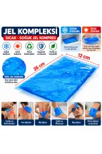 Jel Kompres - Sıcak ve Soğuk Kullanım - Buz Termojel Jel Kompres - Sıcak ve Soğuk Kullanım - Buz Termojel