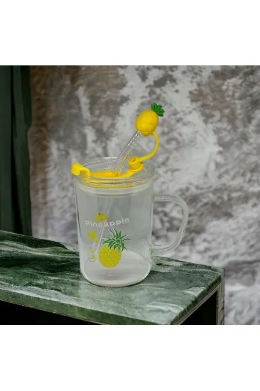 Ananas Tasarımlı Kupa Bardak Ananas Tasarımlı Kupa Bardak