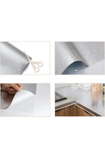 5 Metre Alüminyum Folyo Yapışkanlı Mutfak Koruyucu