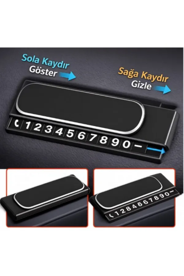 Araç İçi Numaratör - Kayar Kapaklı - Fosforlu Torpido Üstü Araç İçi Numaratör - Kayar Kapaklı - Fosforlu Torpido Üstü