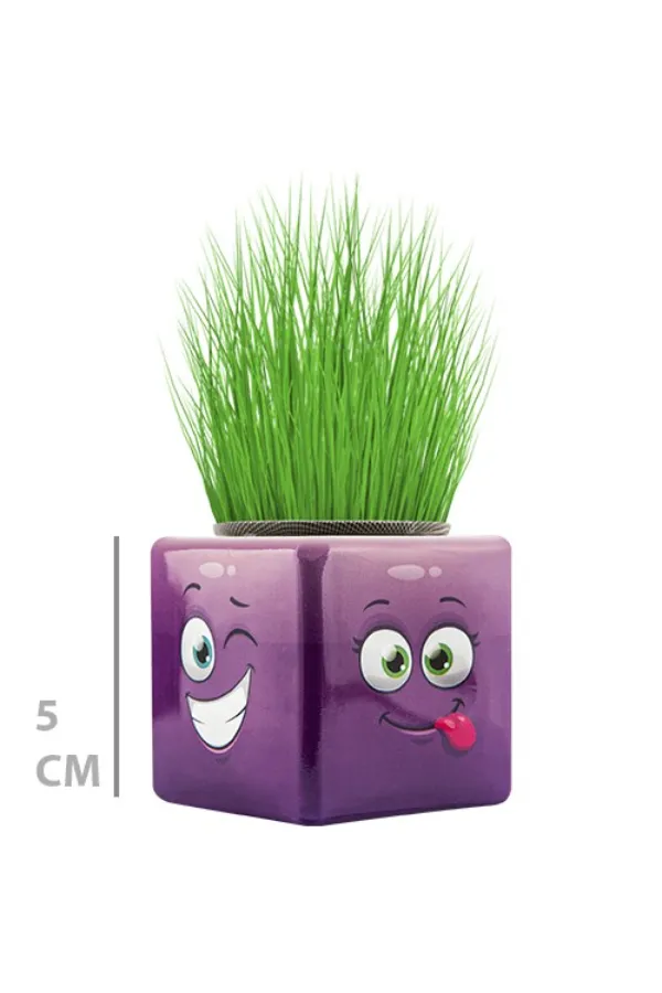 Çim Adam Mini Küp Emoji Figürlü 1 Adet Çim Adam Mini Küp Emoji Figürlü 1 Adet