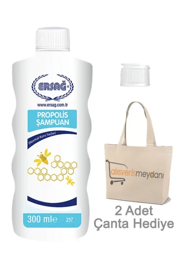 Ersağ Propolisli Şampuan (Normal - Kuru Saçlar) - 300 ML