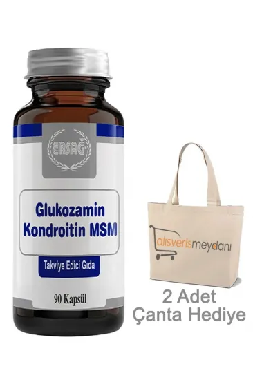 Ersağ Glukozamin Kondroitin MSM - 90 Kapsül Ersağ Glukozamin Kondroitin MSM - 90 Kapsül