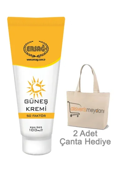 Ersağ Güneş Kremi 50 Faktörlü - 100 ML Ersağ Güneş Kremi 50 Faktörlü - 100 ML