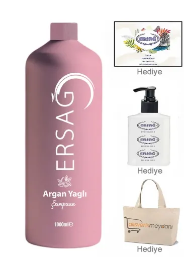 Ersağ Argan Yağlı Şampuan - 1000 ML