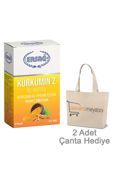 Ersağ Kurkumin Z - 30 Kapsül