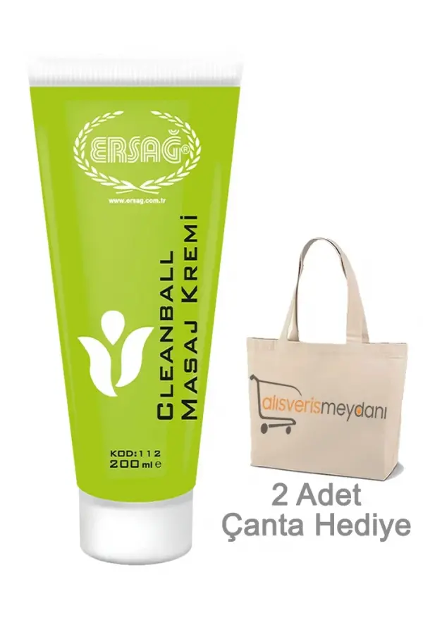 Ersağ Cleanball Masaj Kremi - 200 ML Ersağ Cleanball Masaj Kremi - 200 ML