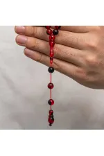 Yuvarlak Sıkma Kehribar Tesbih