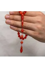 Yuvarlak Sıkma Kehribar Tesbih