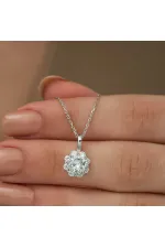 Gümüş Çiçek Kolye Gümüş Çiçek Kolye