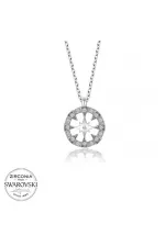Swarovski Taşlı Gümüş Çember Bayan Kolye Swarovski Taşlı Gümüş Çember Bayan Kolye
