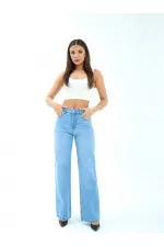 7044 KOT PANTOLON-MAVİ