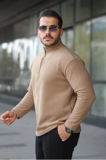 Erkek Zip Yaka Polar Sweat Erkek Zip Yaka Polar Sweat