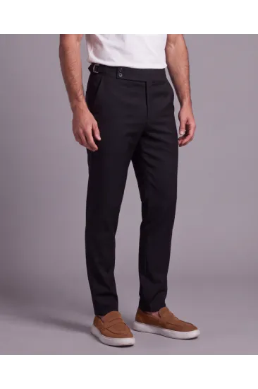Erkek Toka Detaylı Kumaş Pantolon