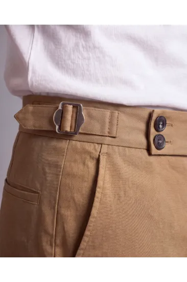 Erkek Toka Detaylı Kumaş Pantolon