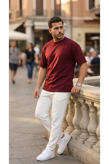 Erkek Duble Kol Basic Tişört Erkek Duble Kol Basic Tişört