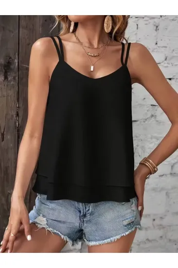 Kadın Ip Askılı V Yakalı Sandy Bluz Kadın Ip Askılı V Yakalı Sandy Bluz