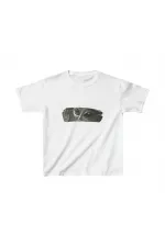 Çocuk Unisex Baskılı T-Shirt - Beyaz