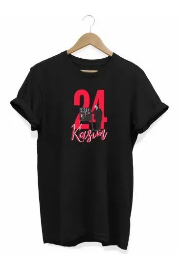 24 Kasım Öğretmenler Günü Öğretmen Hediyesi Baskılı Oversize T-shirt - Siyah 24 Kasım Öğretmenler Günü Öğretmen Hediyesi Baskılı Oversize T-shirt - Siyah