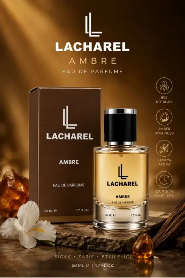 LACHAREL Ambre Eau De Parfum 50 ML Vanilyalı Amber ve Sıcak Baharatlı Parfüm LACHAREL Ambre Eau De Parfum 50 ML Vanilyalı Amber ve Sıcak Baharatlı Parfüm