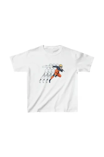 Çocuk Unisex Baskılı T-Shirt - Beyaz Çocuk Unisex Baskılı T-Shirt - Beyaz