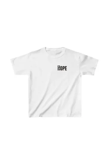 Unisex Çocuk Baskılı T-Shirt - Beyaz