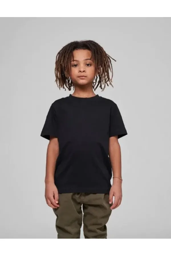 Çocuk Unisex Basic T-Shirt - Siyah Çocuk Unisex Basic T-Shirt - Siyah