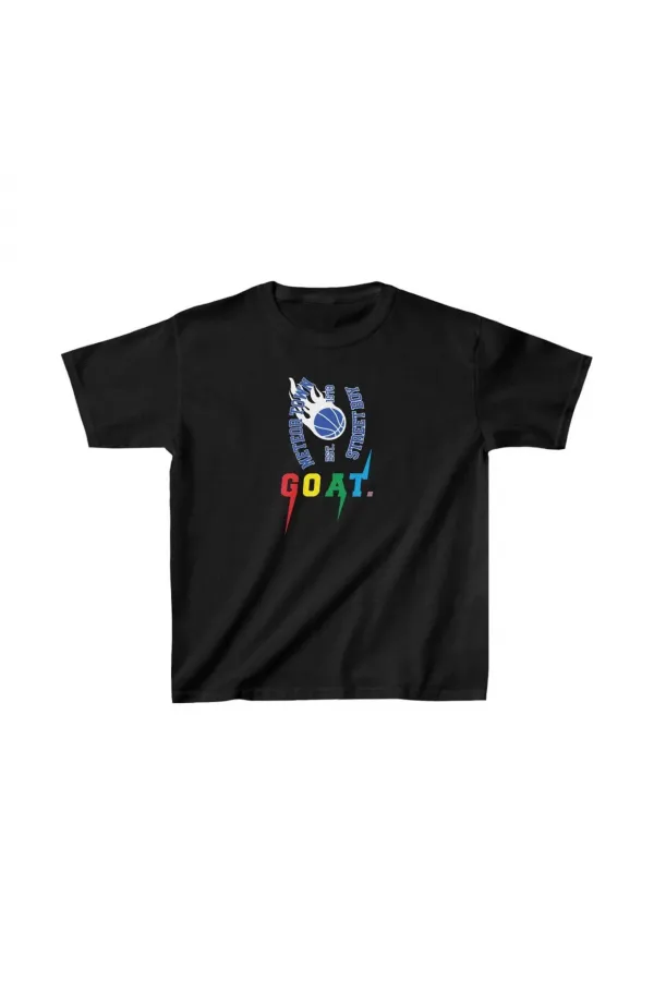 Unisex Çocuk Baskılı T-Shirt - Siyah
