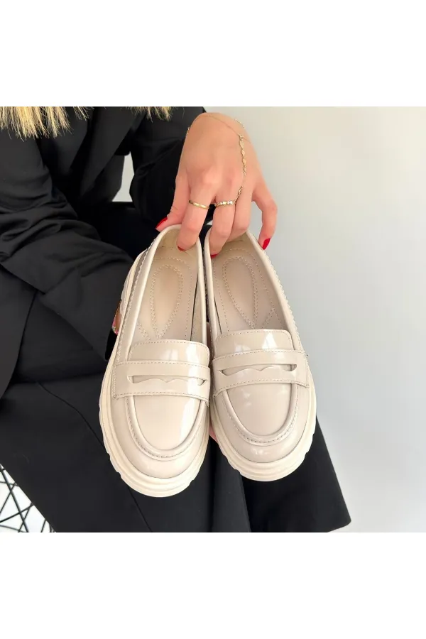 Narli Bej Rugan Oxford Ayakkabı Narli Bej Rugan Oxford Ayakkabı