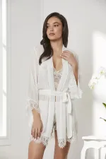 Pierre Cardin 7005 Sabahlıklı Şort Gecelik Takım