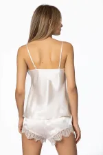 Pierre Cardin 2490 Bayan Sabahlıklı Saten Şort Takım